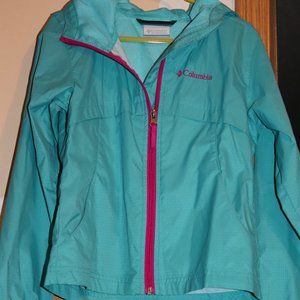 Girls Columbia Rain Jacket